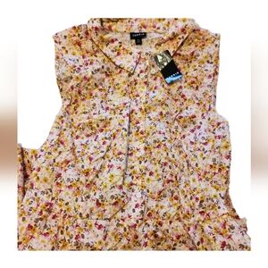 Torrid Sleeveless Midi Poplin Collared Shirtdress - NWT